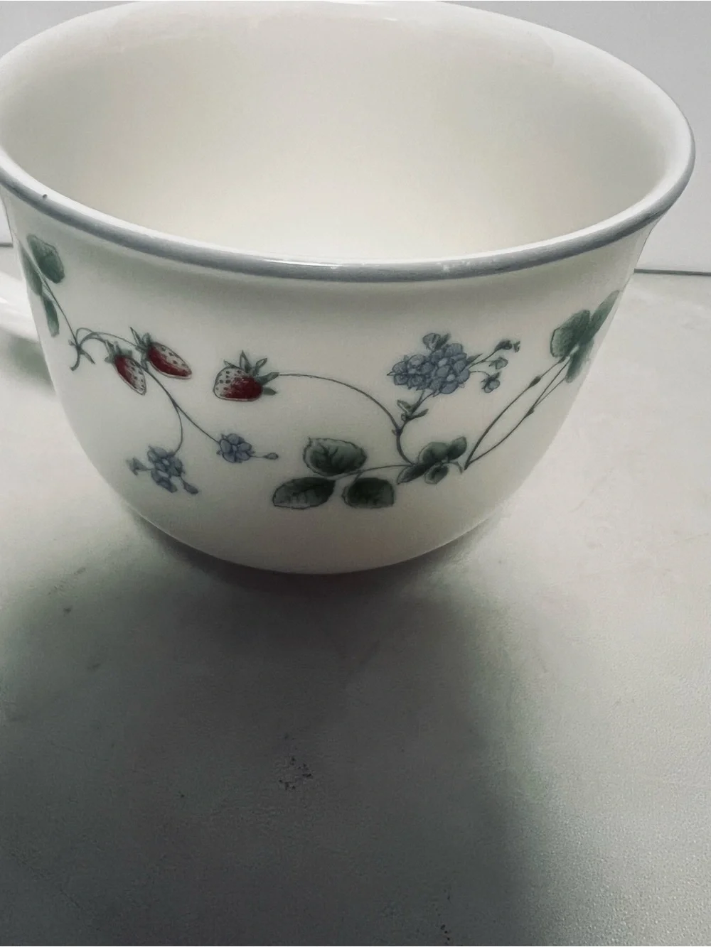 Vintage Royal Doulton Strawberry Fayre Fine China Tea Cup 8 Ounces